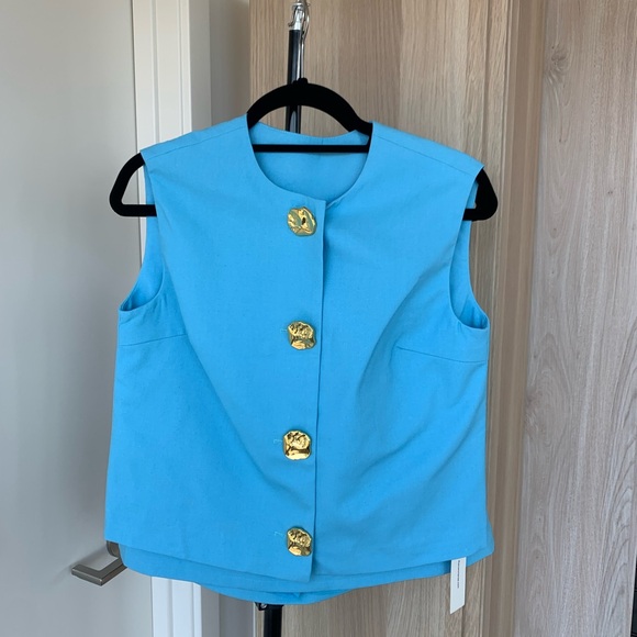 NWT Blue Two Piece Suit Set - Picture 4 of 11